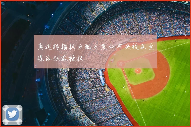 奥运转播权分配方案公布央视获全媒体独家授权